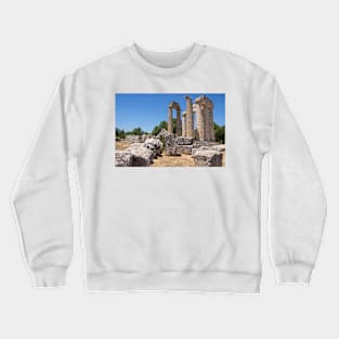 Ruins in Nemea, Greece. Crewneck Sweatshirt